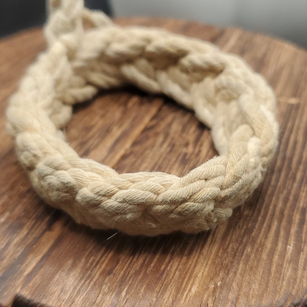 B2639 hemp brutalist survivalist bracelet